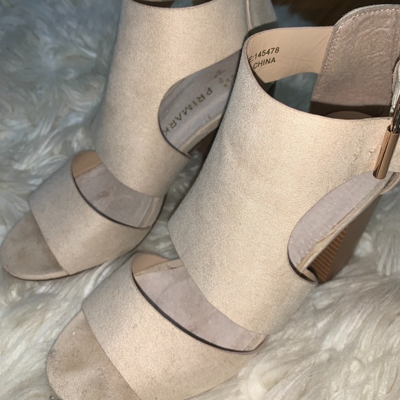 Cream Color Spring Sandal heels from PRIMARK - Picture 1 of 4